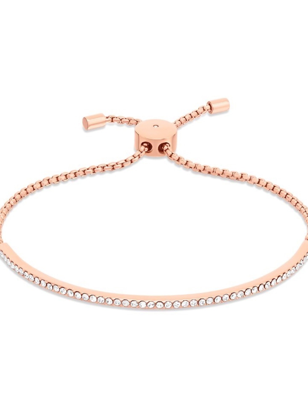 Michael Kors Pave Rose Gold Slider Bracelet